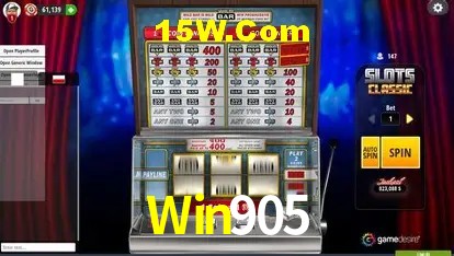 Recursos de Bônus Win905